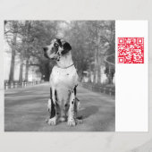 Designer Tear off Great Dane Flyer (Achterkant)