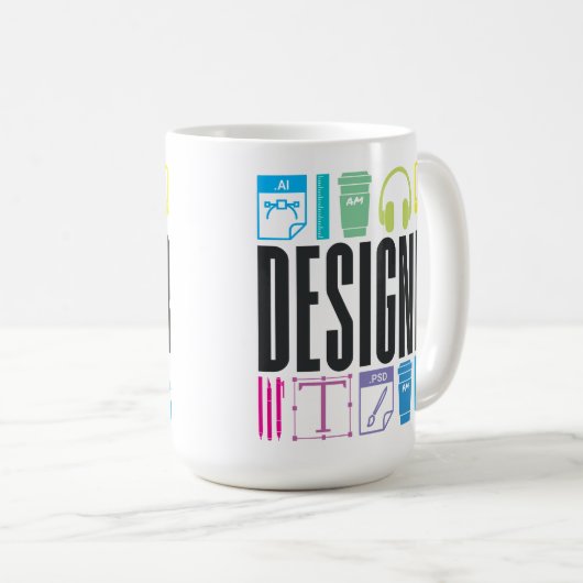 Designer Tools Koffiemok (Voorkant rechts)