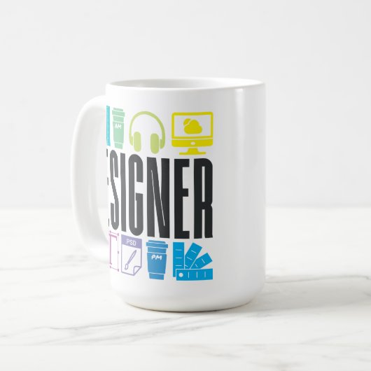 Designer Tools Koffiemok (Voorkant links)