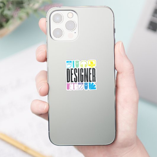 Designer Tools Sticker (Telefoon)
