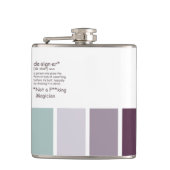 Designer Vinyl Wrapped Flask Heupfles (Voorkant)