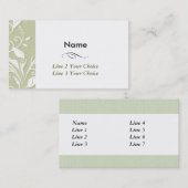 Designer Visitekaartje (Voorkant / Achterkant)