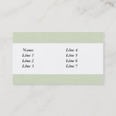 Designer Visitekaartje (Achterkant)