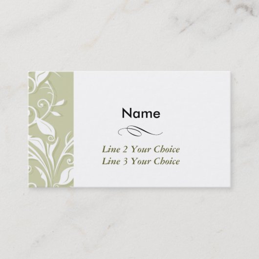 Designer Visitekaartje (Voorkant)