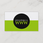 Designer Visitekaartje (Achterkant)