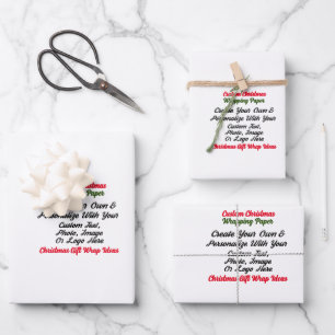 Designer Wrapping Paper - aangepaste cadeauverpakk
