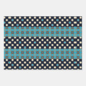 Designer Wrapping Paper Flat Sheet Set van 3 (Voorkant)
