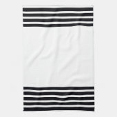 Designer zwart-wit theedoek (Verticaal)