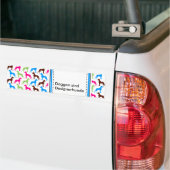 Designerhunde Bumpersticker (Op Truck)