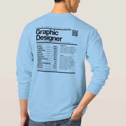 designerlabel t-shirt (Achterkant)