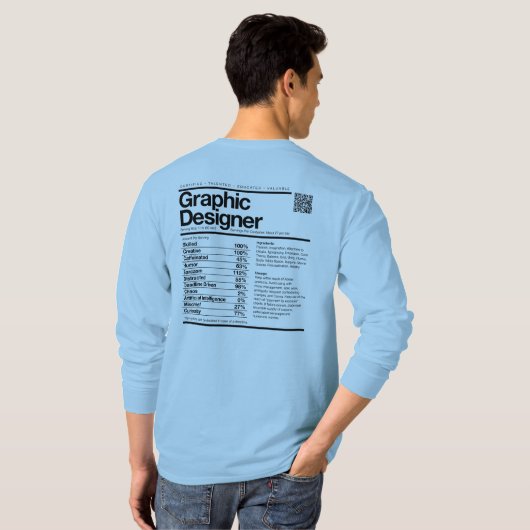 designerlabel t-shirt (Achterkant volledig)