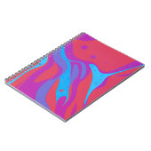 Designer's Notitieboek met Abstracte rode en blauw (Linkerzijde)