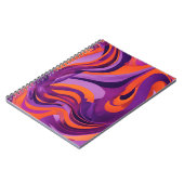 Designer's Notitieboek met levendige Paarse en Ora (Linkerzijde)