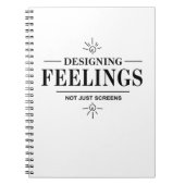 Designing Feelings, Not Just Screens – UX Designer Notitieboek (Voorkant)