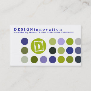 DESIGNInnovation [Blue] Visitekaartjes