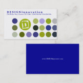 DESIGNInnovation [Blue] Visitekaartjes (Voorkant / Achterkant)