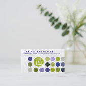 DESIGNInnovation [Blue] Visitekaartjes (Staand voorkant)