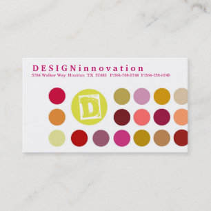 DESIGNInnovation [Roze] Visitekaartjes