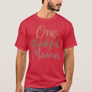 DESIGNOne dankbare Mama cool 70s familie T-shirt