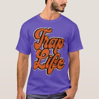 DESIGNOranje rap Muziekrap Leven 80s meisje T-shirt