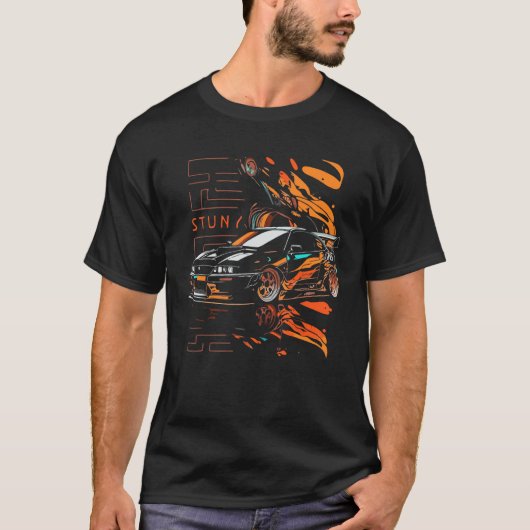 Designs and tuning sayings for Japanese car fans T-shirt (Voorkant)