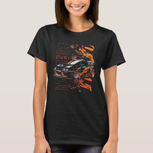 Designs and tuning sayings for Japanese car fans T-shirt (Voorkant)