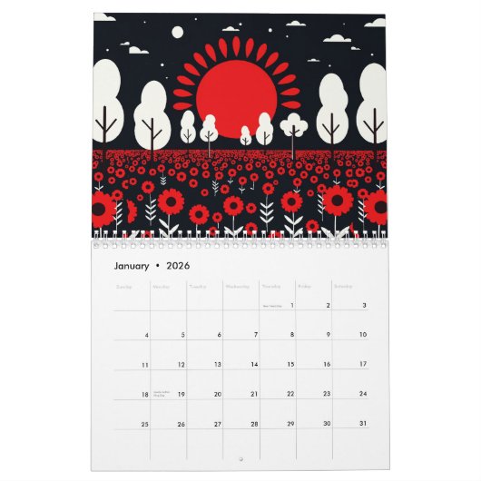 Designs Kalender (Jan 2026)