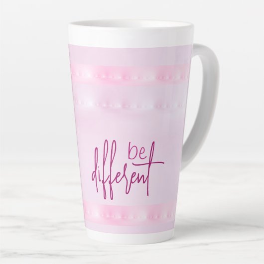 Designtasse mit Motivationsspruch Latte Mok (Rechterhoek)