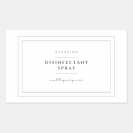 Desinfecterende spray label Stickers