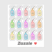 Desinfecterende Spray Schoonmaak Tijdschema Sticker (Vel)