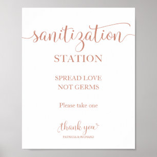 Desinfectie Station Verspreid Liefde Niet Kiemen B Poster