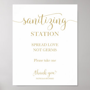 Desinfectie Station Verspreid Liefde Niet Kiemen B Poster