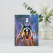 Desintegratie van astronaut briefkaart (Staand voorkant)