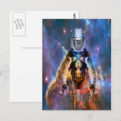 Desintegratie van astronaut briefkaart (Voorkant / Achterkant)