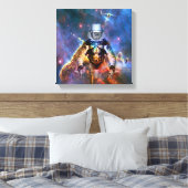 Desintegratie van astronaut canvas afdruk (Insitu (Slaapkamer))