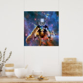 Desintegratie van astronaut poster (Keuken)