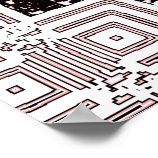 Desintegrerende labyrinth poster (Hoek)