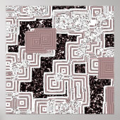 Desintegrerende labyrinth poster (Voorkant)