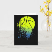 Desintegrerende Neon Green Bysketbyll Urbyn Graphi Kaart (Gele Bloem)