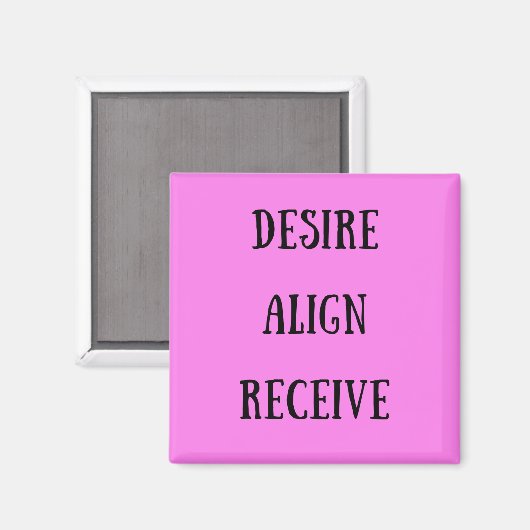 Desire Align Recieve Square Magnet (Voorkant / Achterkant)