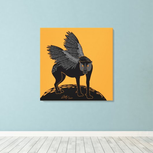 Desire Canvas Afdruk (Insitu (Houten vloer))