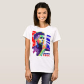 Desire Doue WPAP Portret T-shirt (Voorkant volledig)