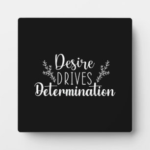 Desire Drives Vaststelling - Hustle, Gym, Succes Fotoplaat