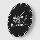 Desire Drives Vaststelling - Hustle, Gym, Succes Grote Klok (Hoek)