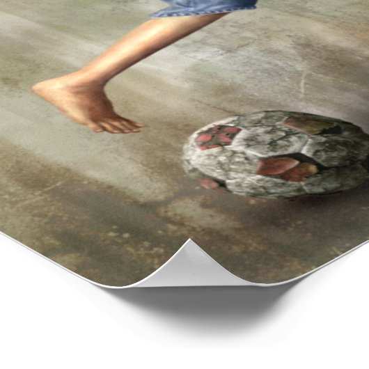 Desire - Jackie Liao - Soccer Futebol Futbol Poster (Hoek)