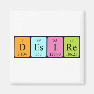 Desiré periodiek table name magnet