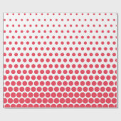 Desire Polka Dot Modern White Cadeaupapier (Vlak)