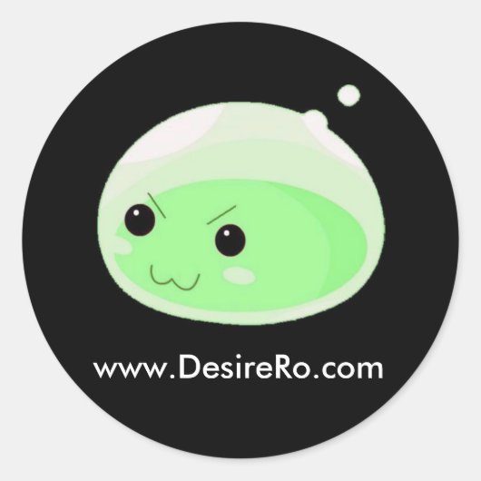 Desire Ragnarok Ronde Sticker (Voorkant)