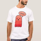 Desire Red Boo Ghost Halloween T-shirt (Voorkant)