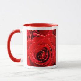 Desire Red Roses 11oz Two-Tone Mug Red Mok
